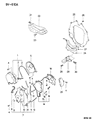 Dodge Stealth Timing Cover Diagram - MD332463