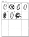 1993 Chrysler LeBaron Wheel Cover Diagram - 4626230