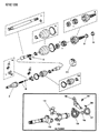 Chrysler CV Boot Diagram - 4641181