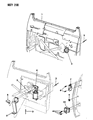 Dodge W150 Window Motor Diagram - 55154645