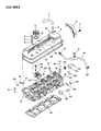 Dodge Aries Cylinder Head Bolts Diagram - MD020730