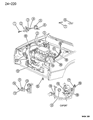 Chrysler A/C Compressor Cut-Out Switches Diagram - 4677362