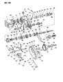 Dodge D150 Automatic Transmission Output Shaft Seal Diagram - 4762899