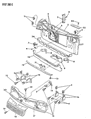 Dodge Shadow Grille Diagram - 4451502