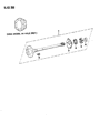 Jeep Comanche Axle Shaft Diagram - 83504961