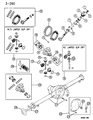 1994 Dodge Ram Wagon Driveshaft Yokes Diagram - 4746987