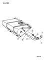 1996 Dodge Viper Fuel Filler Neck Diagram - 4643097