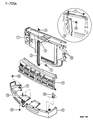 1993 Dodge Dakota Grille Diagram - 5BB76KW7