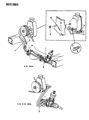 1990 Dodge Dakota Power Steering Hose Diagram - 4638377