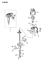 Jeep J20 Distributor Cap Diagram - J3234451