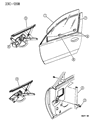 Chrysler Concorde Window Regulator Diagram - 4773919
