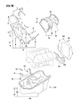 1990 Dodge Ram 50 Timing Cover Gasket Diagram - MD141359