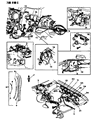 Chrysler Laser Coolant Temperature Sensor Diagram - 5226356