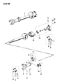 Jeep J20 Universal Joint Diagram - J8130750