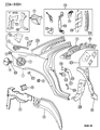 Chrysler Cirrus Rear Door Striker Diagram - 4520288