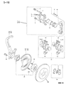 Chrysler Brake Caliper Piston Diagram - MR128129