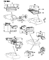 Dodge Colt Back Up Light Diagram - MB527552