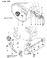 Chrysler Conquest Release Bearing Diagram - MD703270
