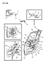 1988 Chrysler New Yorker Window Regulator Diagram - 4445375