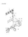 Chrysler Conquest Flywheel Diagram - MD030645
