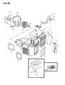 Dodge Ram Van Heater Core Diagram - 4034997