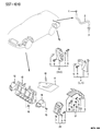 1994 Dodge Stealth Wheelhouse Diagram - MB698863