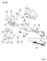 1991 Dodge D250 Steering Column Cover Diagram - 4636181