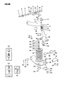 Dodge Ram 50 Steering Knuckle Diagram - MB430827