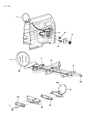 Dodge Rampage Car Mirror Diagram - 5232182