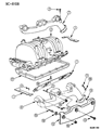1993 Jeep Grand Wagoneer Exhaust Manifold Diagram - 53009378