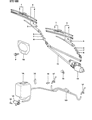 Dodge Raider Wiper Motor Diagram - MB140838