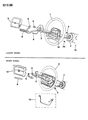 Chrysler LeBaron Steering Wheel Diagram - WM17LMX
