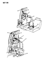 1993 Dodge Dakota Seat Belt Diagram - 5DB43MTB