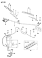 Dodge Colt Windshield Wiper Diagram - MB859103
