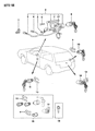 Dodge Colt Trunk Lock Cylinder Diagram - MB574778