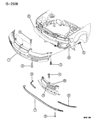 Chrysler Cirrus Grille Diagram - RK63RMKAA