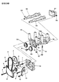 Chrysler Laser Timing Chain Guide Diagram - 4343660