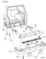 1998 Jeep Grand Cherokee Bumper Diagram - 4798892