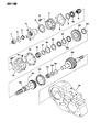 Dodge D150 Automatic Transmission Output Shaft Seal Diagram - 2954128