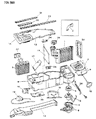 Chrysler Heater Core Diagram - 3848300