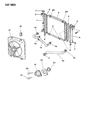 Dodge Shadow Radiator Diagram - 4401680