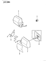1994 Jeep Cherokee Car Mirror Diagram - 55075435