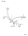 1996 Dodge Stealth Seat Belt Diagram - MR750217