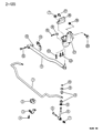 Jeep Comanche Sway Bar Bracket Diagram - 52087668