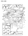 Chrysler LeBaron A/C Condenser Diagram - 4728738