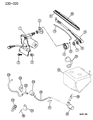 Jeep Wagoneer Wiper Arm Diagram - 56000598