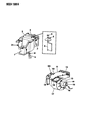 Dodge Ram Wagon Heater Core Diagram - 4106138
