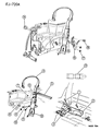 1994 Chrysler LeBaron Seat Belt Diagram - DP53LM6