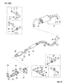 1994 Dodge Colt Exhaust Hanger Diagram - MB906128