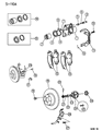 1993 Chrysler LeBaron Brake Caliper Diagram - R5273007